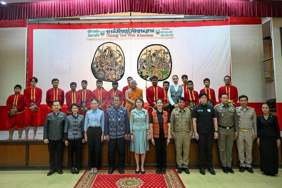“ซาบีดา” ลุยราชบุรี ดัน “หนังใหญ่” สู่ UNESCO ชู “วัดขนอน” ต้นแบบการอนุรักษ์มรดกวัฒนธรรมไทยโดยชุมชน
