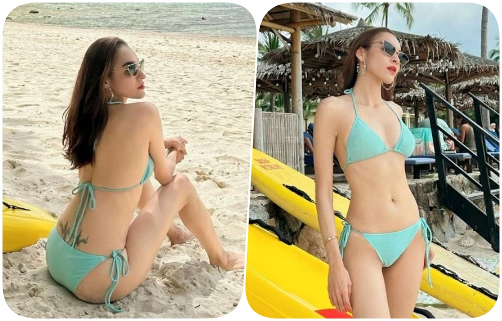 ภูเก็ตไฟลุก! "หยาดทิพย์" สวมบิกินีตัวจิ๋ว อวดหุ่นสุดเอ็กซ์