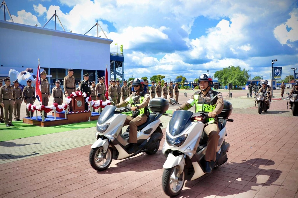 บุรีรัมย์ ปล่อยแถวกวาดล้างอาชญากรรม-รปภ.ช่วงแข่งโมโตจีพี 2024