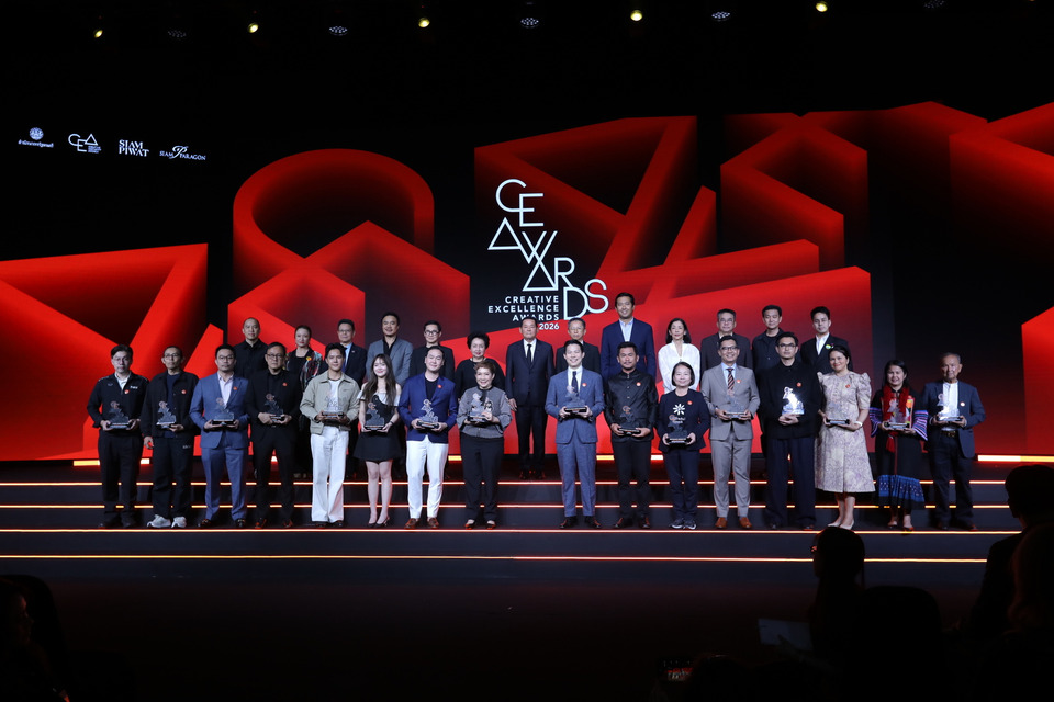 CEA เปิดเวที Creative Excellence Awards 2026 ชู 15 รางวัล 16 ผลงานสร้างสรรค์ พลิกไอเดียไทยสู่พลังขับเคลื่อนเมือง-ธุรกิจ-สังคม