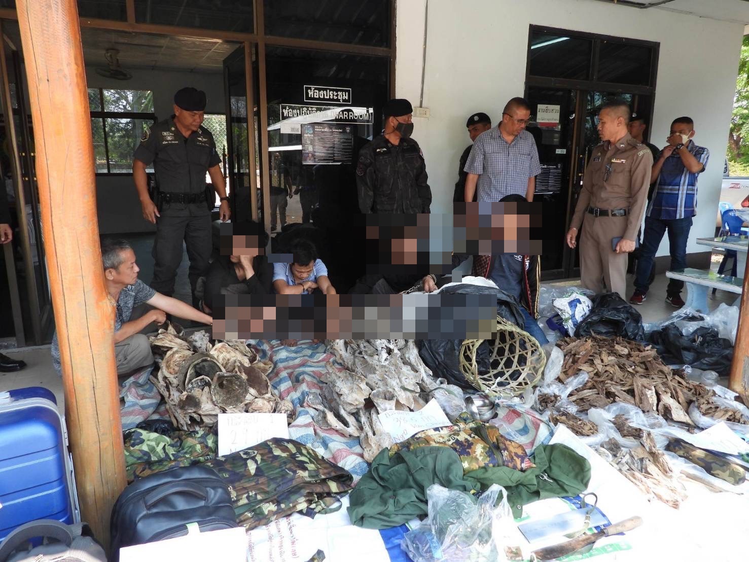 เจ้าหน้าที่เขตรักษาพันธุ์ฯ ภูเขียวรวบขนวนการขนไม้กฤษณาข้ามชาติพบของกลางกว่า 103 กิโลกรัม