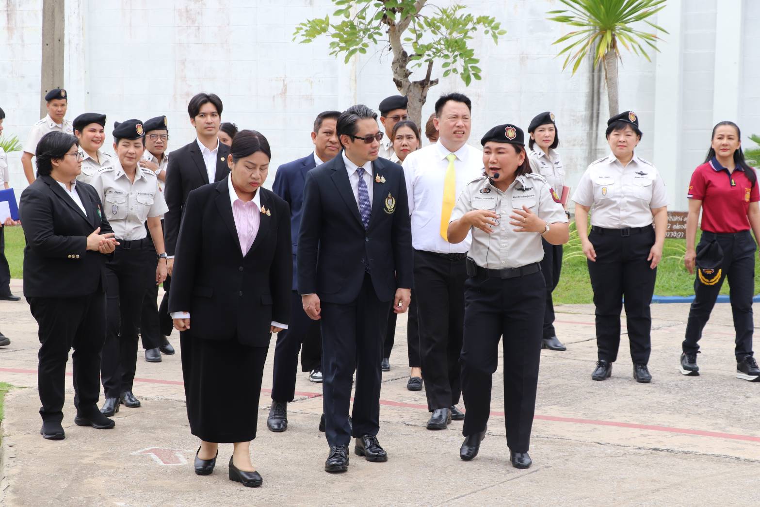 ผู้ว่าฯการกีฬาเข้าตรวจเยี่ยมการดำเนินงานด้านการกีฬาทัณฑสถานวัยหนุ่มมกลาง