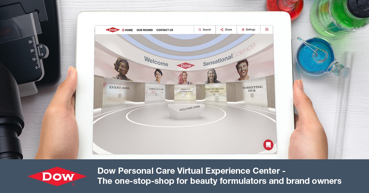 “Dow” เปิดตัวศูนย์วิจัยเครื่องสำอางออนไลน์ สร้างประสบการณ์เสมือนจริงเอาใจนักการตลาดและนักพัฒนาสินค้า Personal Care  