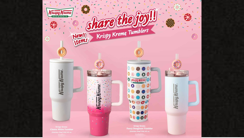 คริสปี้ ครีม ชวนคุณ Share The Joy  กับ Krispy Kreme Tumblers แก้วเก็บความเย็นดีไซน์เท่!