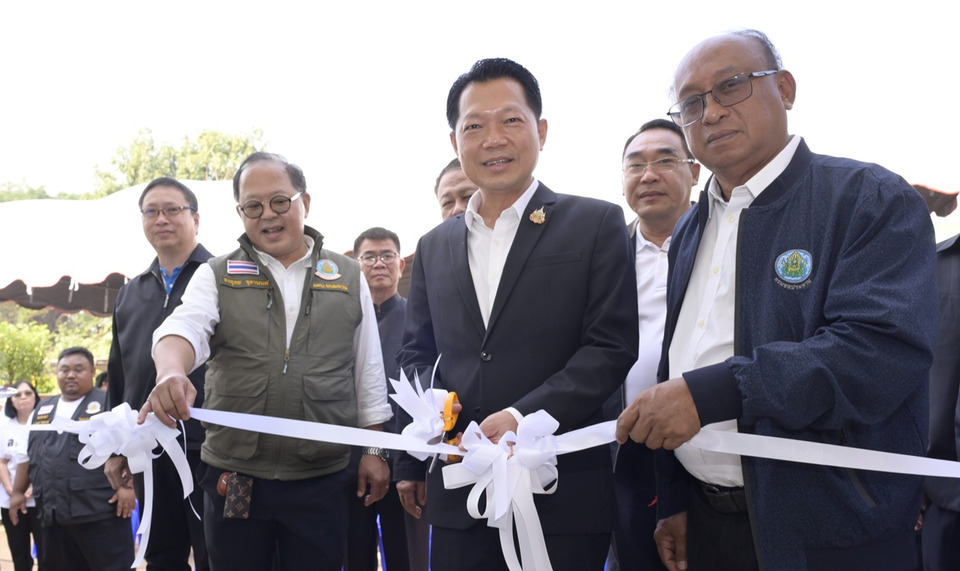 เปิดอาคารใหม่ คบ.พนมทวน ยกระดับประสิทธิภาพงานชลประทานเพื่อประชาชน