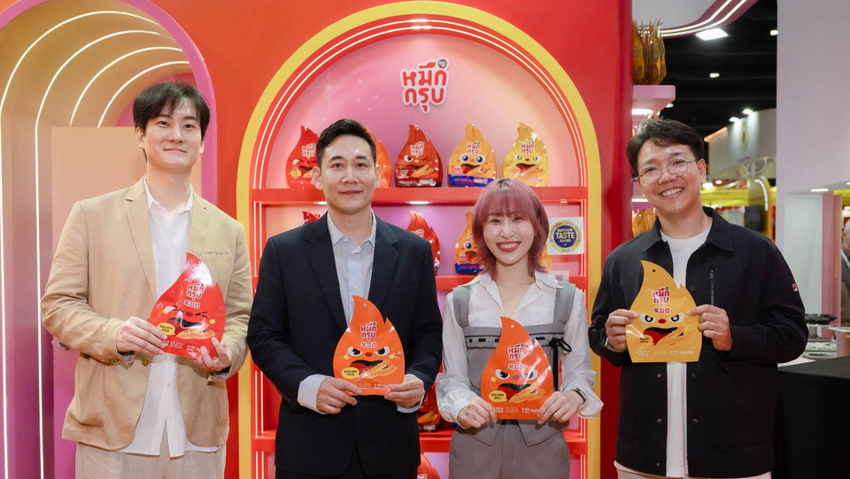 SUNSU เดินเกมรุกตลาดโลก จับมือพันธมิตรเกาหลีใต้ ขยายตลาด “ขนมบุกไทย” สู่เอเชีย ในงาน THAIFEX 2026