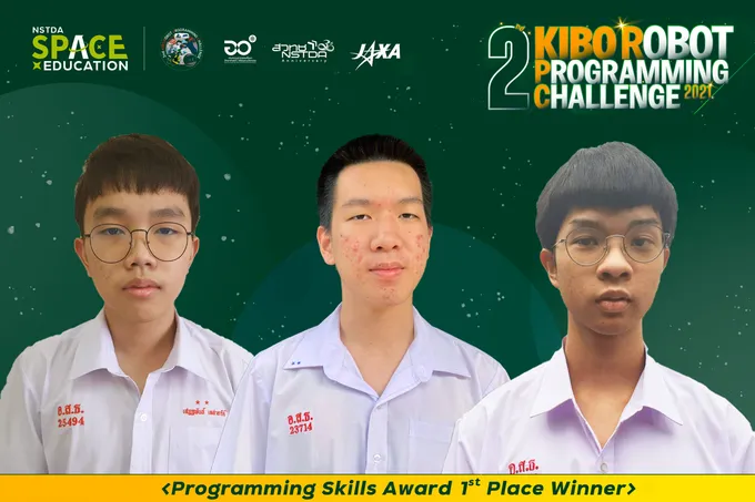 สุดเจ๋ง! เด็กไทยคว้าอันดับ 1 การแข่งขัน  เขียนโปรแกรมควบคุมหุ่นยนต์อวกาศระดับเอเชีย