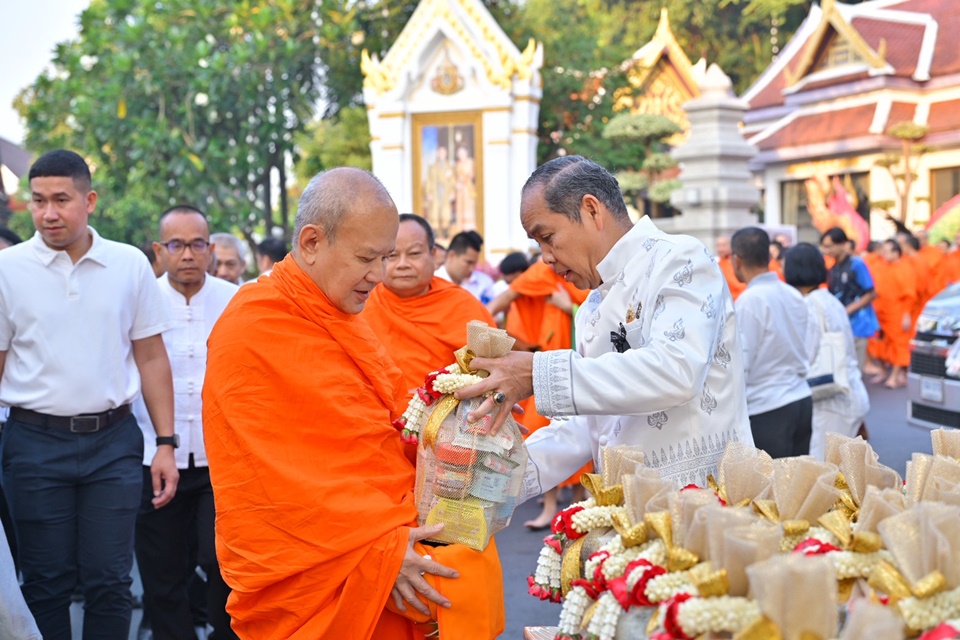 ก.วัฒนธรรมจัดกิจกรรมทำบุญตักบาตรรับมงคลปีใหม่ 2569