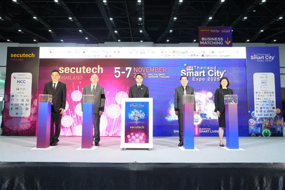 รมว.ดีอี เปิดงาน Thailand Smart City Expo 2025 ชี้การพัฒนาเมืองอัจฉริยะ ความปลอดภัยจากภัยคุกคามทางไซเบอร์