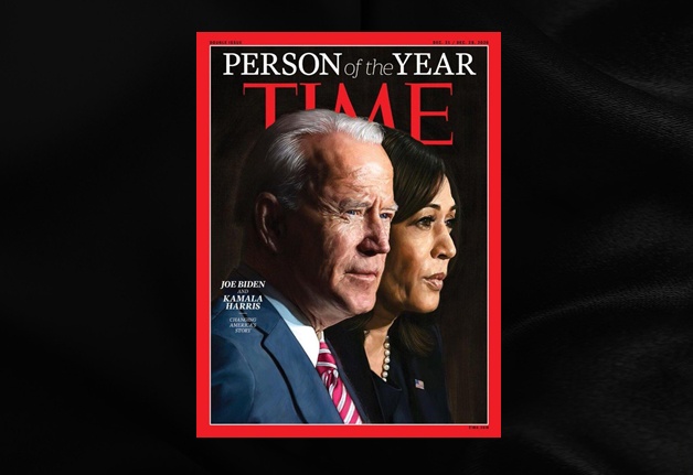 นิตยสาร Time ประกาศ "ไบเดน-แฮร์ริส"  เป็น  "บุคคลแห่งปี"  ประจำปี  2020