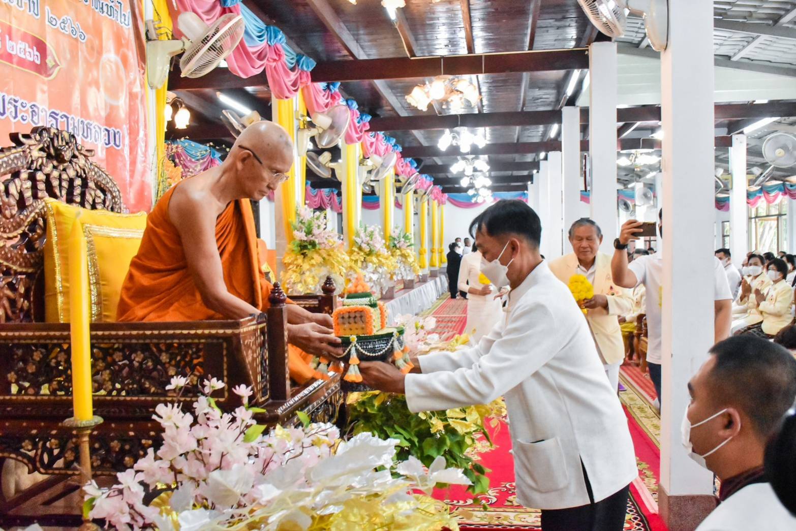 ร้อยเอ็ดเปิดอบรมโครงการพัฒนาคุณธรรมจริยธรรมนอกเทศกาลเข้าพรรษา ปี 2566