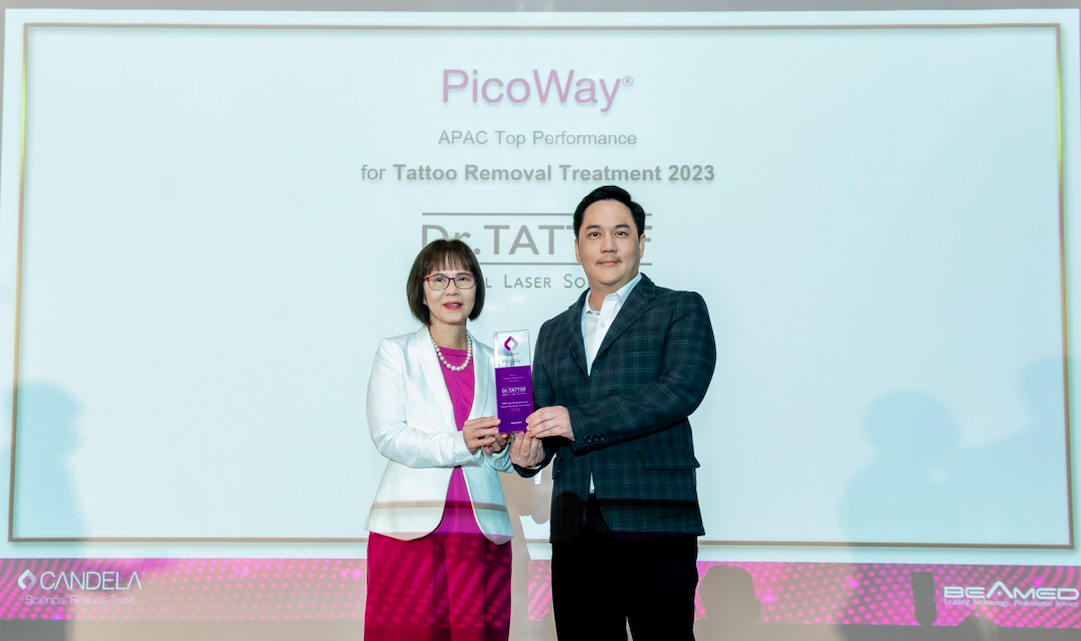 Dr.TATTOF ประกาศความสำเร็จ 2 ปีซ้อน! คว้ารางวัล “APAC Top Performance For Tattoo Removal Treatment 2023”