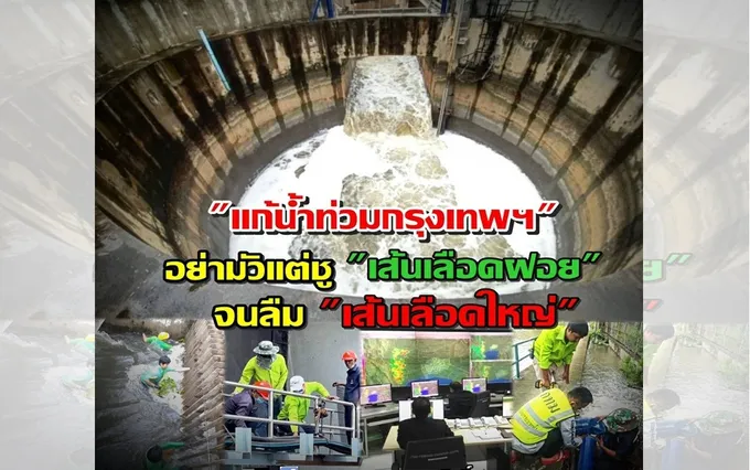 'ดร.สามารถ' เตือนแก้น้ำท่วม อย่ามัวแต่ชู 'เส้นเลือดฝอย' จนลืม 'เส้นเลือดใหญ่'