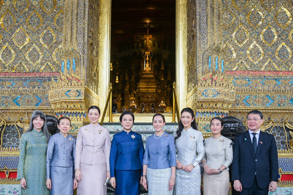 ภริยานายกฯ นำภริยา ปธน. เวียดนาม เยี่ยมชมความงดงามวัดพระแก้ว–พิพิธภัณฑ์ผ้าฯ กระชับสัมพันธ์ 50 ปี ไทย–เวียดนาม