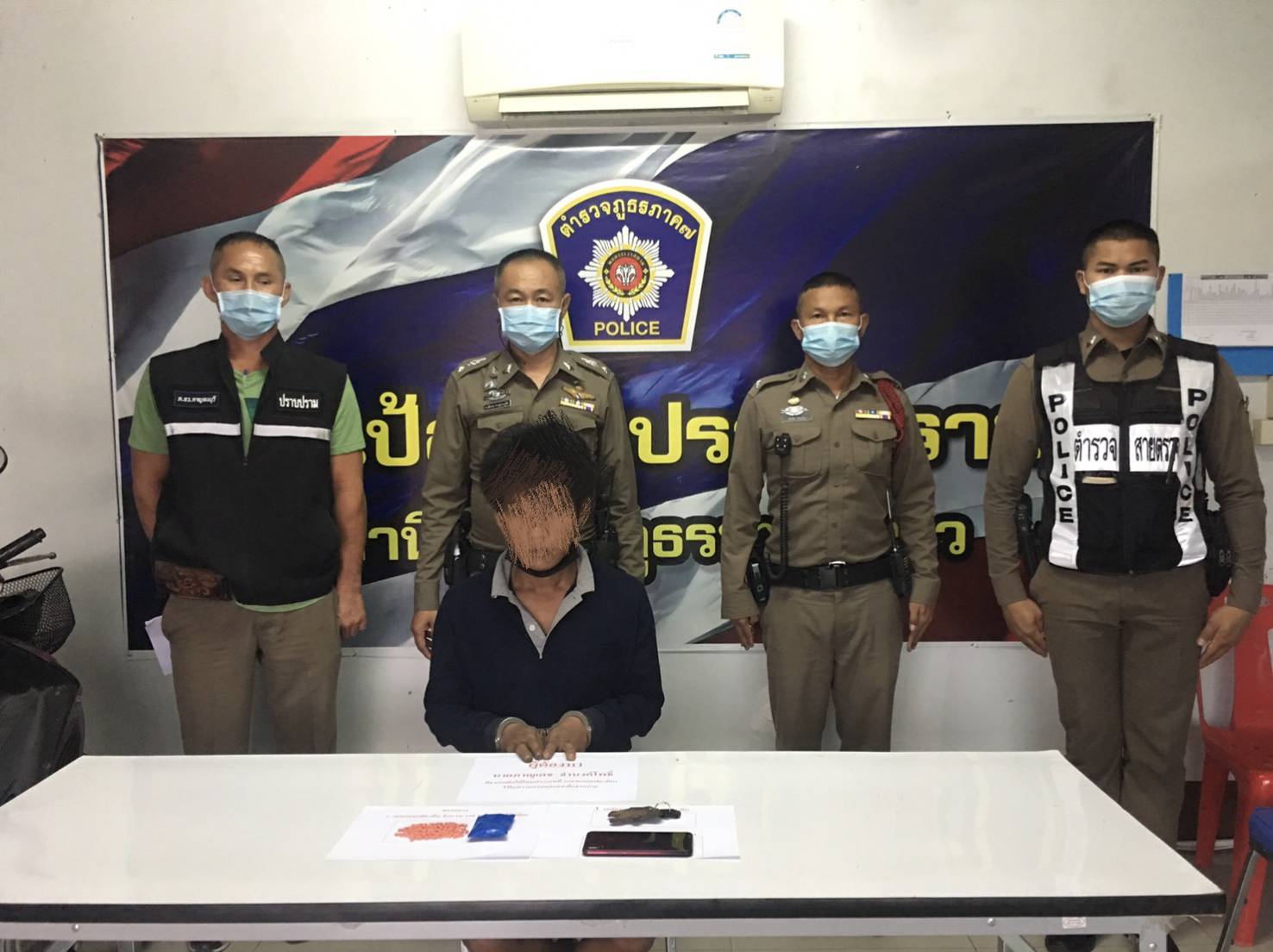 ตร.หนองขาว กาญจน์ รวบเอเย่นต์ยาบ้า วันเดียว 2 ราย ของกลางมีทั้งยาบ้า-ยาไอซ์