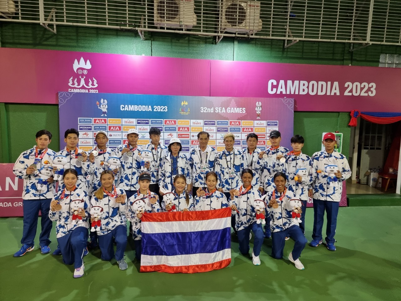 "ซอฟท์เทนนิส" เก็บเหรียญเงิน ทีมชาย - ทองแดง ทีมหญิง ศึกซีเกมส์ 2023 