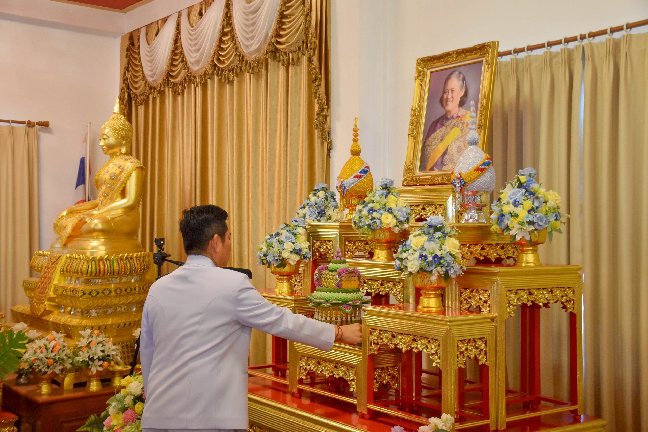 ร้อยเอ็ดบรรพชาสามเณรเฉลิมพระเกียรติสมเด็จพระกนิษฐาธิราชเจ้าฯ เนื่องในโอกาสวันคล้ายวันพระราชสมภพ 