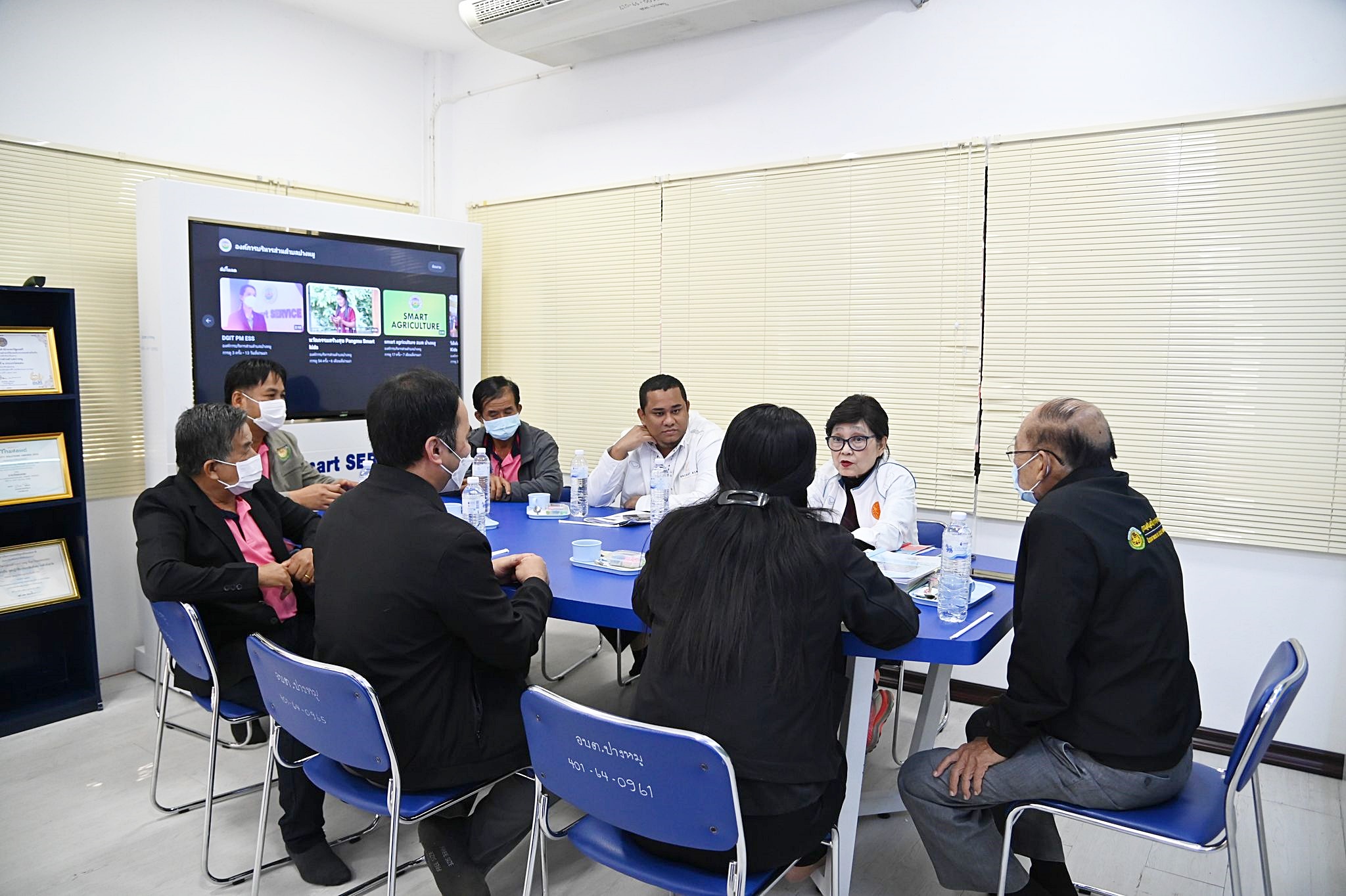 กรรมาธิการการศึกษาและกรรมาธิการการกีฬาเยี่ยมชมนวัตกรรม Smart kits pangmu  อบต.ปางหมู