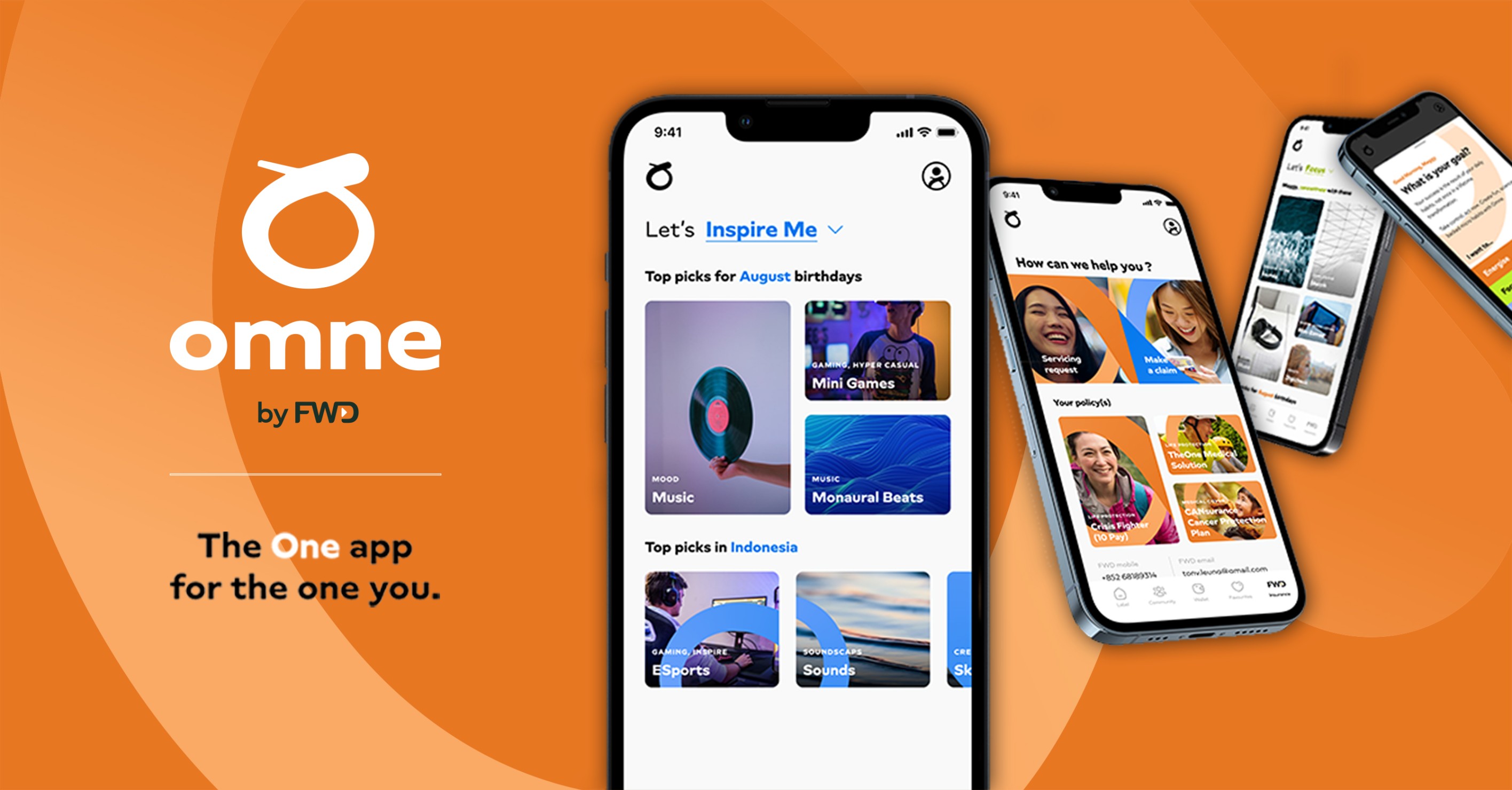FWD Group Holdings Limited  เปิดตัว ‘omne’ แอปพลิเคชันใหม่ที่สนับสนุนให้ผู้คนใช้ชีวิตผ่านมุมมองที่สะท้อนไลฟ์สไตล์เฉพาะตัวของแต่ละบุคคล