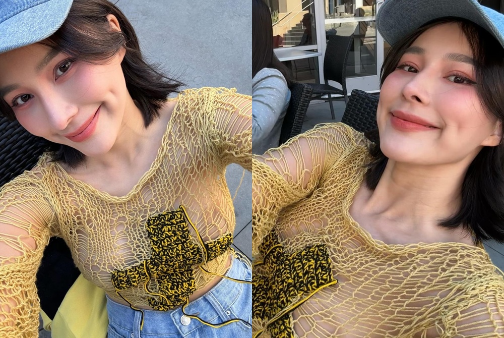 "จันจิ จันจิรา" อวดลุคเผ็ดฟาดเสื้อตาข่ายชวนหวิว