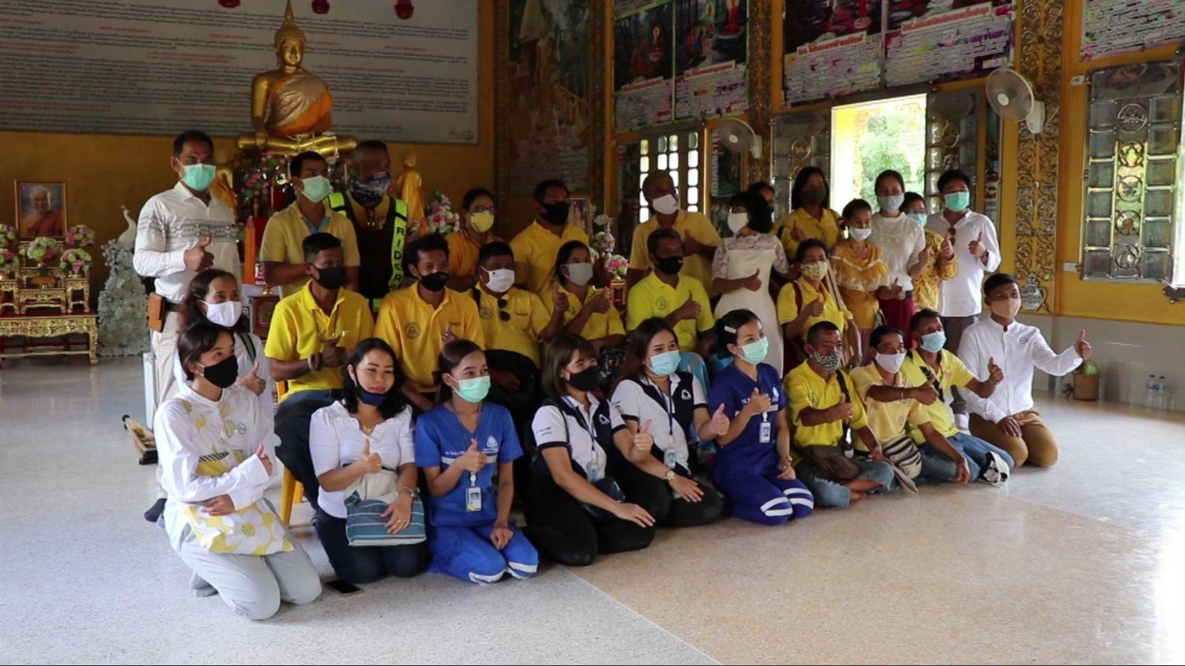 "ททท.ตรัง" จับมือ "2 สมาคมท่องเที่ยว" จัดกิจกรรม จูงมือผู้พิการ นั่งรถตุ๊กๆหัวกบ รถซาเล้ง ร่วมถวายเทียนพรรษา 