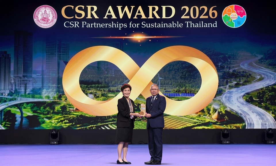 ธนาคารไทยเครดิต คว้า CSR Award 2026 ดีเด่น  ตอกย้ำการสร้าง “ความยั่งยืนที่วัดผลได้จริง” ให้เศรษฐกิจไทย