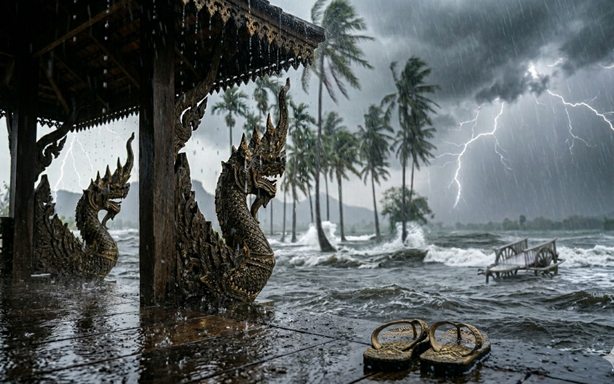 เตือนรับมือ "พายุฤดูร้อน" ถล่มไทยตอนบน! “ภาคใต้” จ่อโดนฝนหนัก เสี่ยงน้ำท่วมฉับพลัน 2-7 พ.ค.นี้