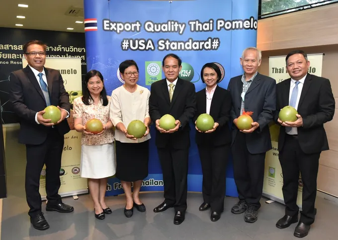 ครั้งแรกของไทย!! วช. จับมือ สทน.-ม.นเรศวร ฉายรังสีส้มโอสำเร็จส่งออกสหรัฐอเมริกา