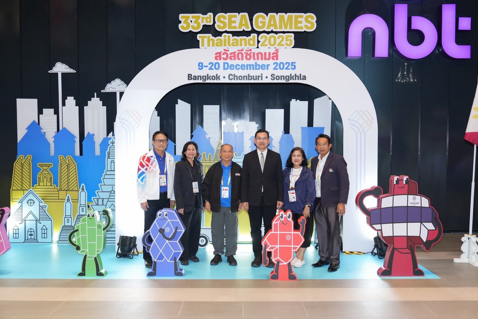 “สสส.” เยี่ยมศูนย์ IBC ซีเกมส์-อาเซียนพาราเกมส์ สานต่อเจตนารมณ์ “วงการกีฬาไทย ไม่เอาบุหรี่ไฟฟ้า”