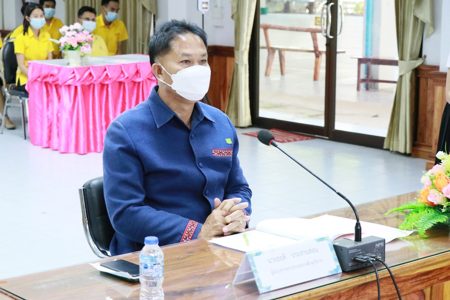 ผู้ตรวจราชการกระทรวงศึกษาธิการลงพื้นที่ตรวจความพร้อมโรงเรียนโสตศึกษา