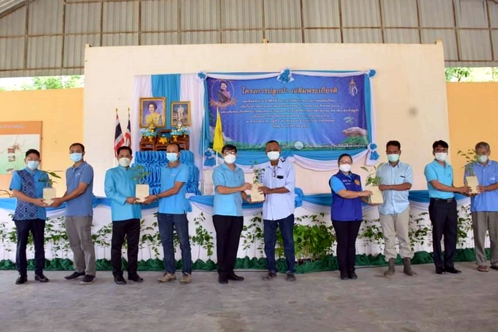 รองเลขาฯ ส.ป.ก. เปิดโครงการปลูกป่าเฉลิมพระเกียรติฯ ณ ต.หนองธง อ.ป่าบอน จ.พัทลุง
