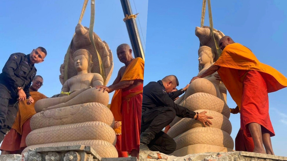 เปิดภาพอัญเชิญ "พระพุทธบารมีสยามบุรีพิทักษ์"ประดิษฐานช่องอานม้า