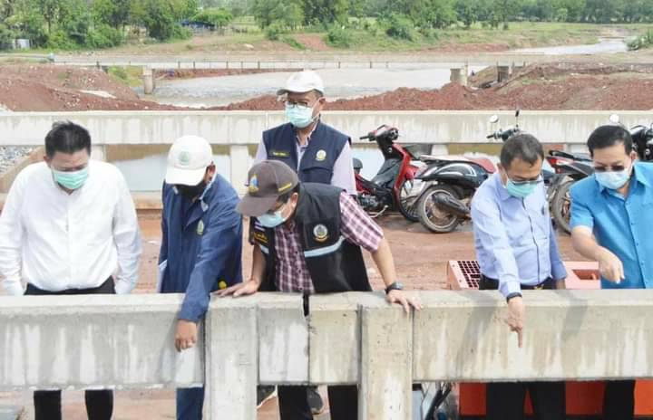กรมชลฯลงพื้นที่ติดตามสถานการณ์น้ำและความก้าวหน้างานปรับปรุงอ่างเก็บน้ำลำเชียงไกร (ตอนล่าง)