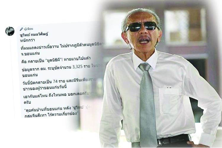 เอาที่สบายใจ!‘ชูวิทย์’ซัดแรง  หลัง ตร.ค้น ไม่ปรากฏมีตัวตนมูลนิธิตามเลขบ้าน โยง ‘กลุ่มจีนเทา’