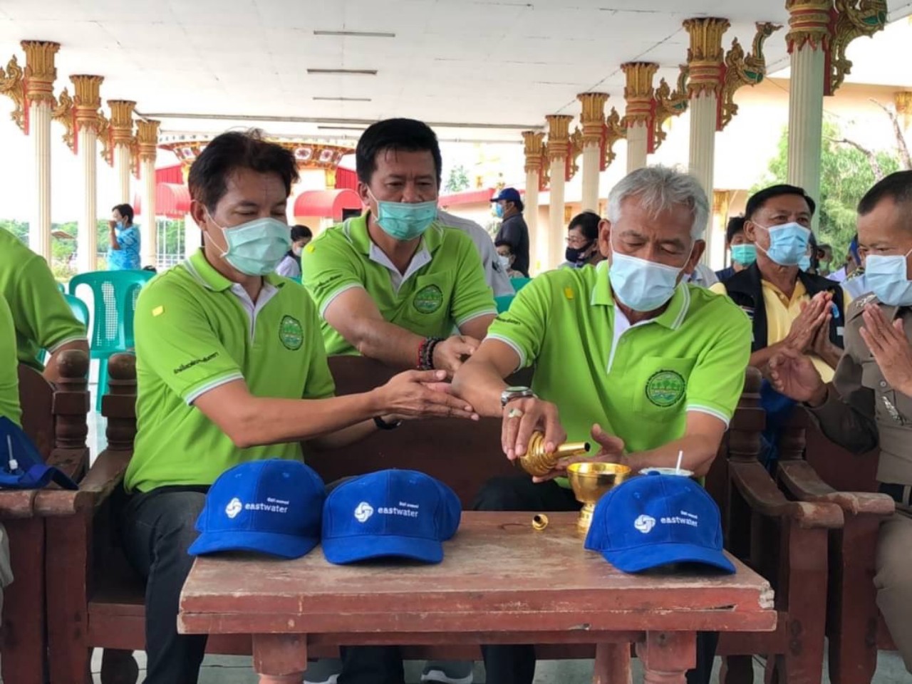 คณะกรรมการสิ่งแวดล้อมอำเภอบ้านโพธิ์ ร่วมกับ สมาคมรักษ์สิ่งแวดล้อมฉะเชิงเทรา จัดกิจกรรมวันอนุรักษ์และพัฒนแม่น้ำคูคลองแห่งชาติ (วันกตัญญูต่อสายน้ำ) 