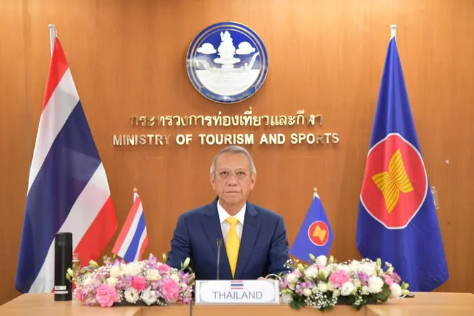 ‘พิพัฒน์’สร้างความเชื่อมั่นท่องเที่ยวไทยหลังโควิด-19 กับอาเซียนผ่านการประชุมทางไกล 