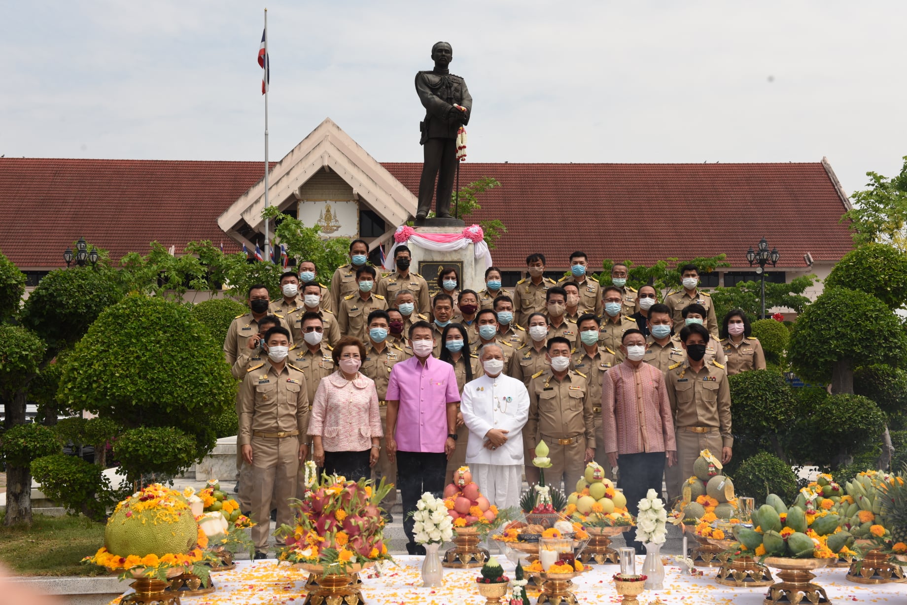 ราชบุรี บวงสรวงพระบรมราชานุสาวรีย์ พระบาทสมเด็จพระจุลจอมเกล้าเจ้าอยู่หัว