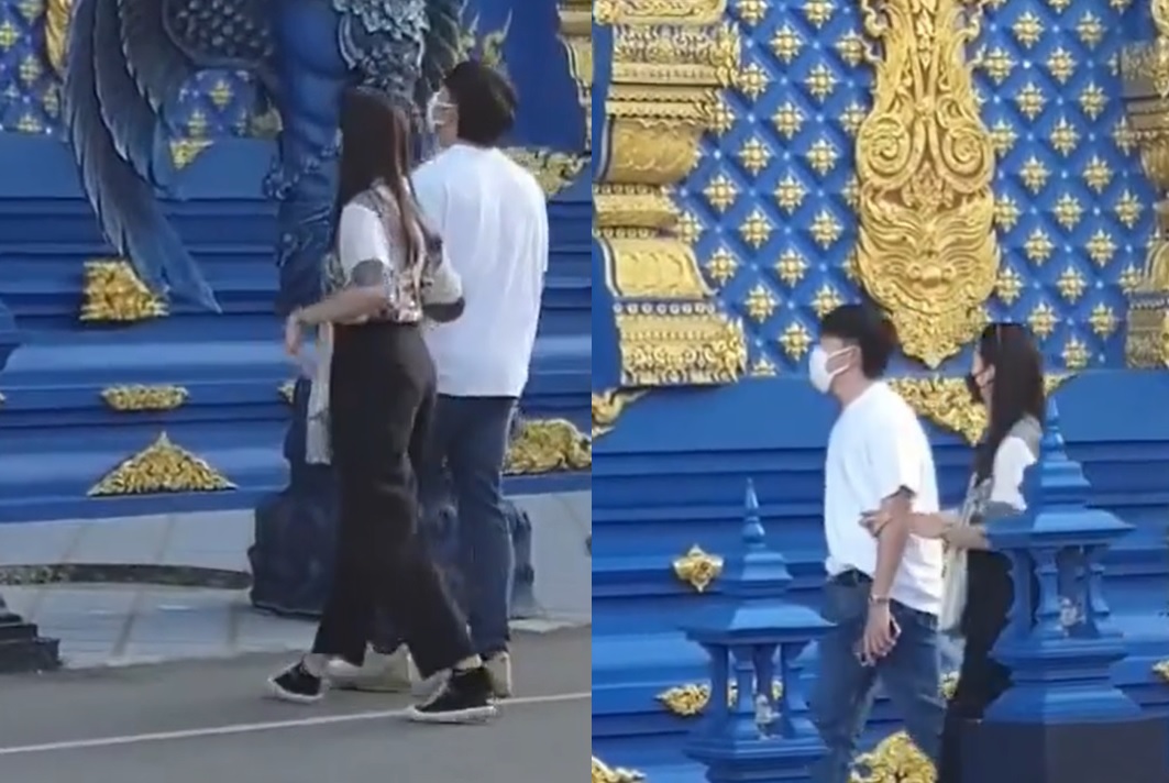 พระเอก-นางเอกดังควงแขนเข้าวัดทำชาวเน็ตฟินหนักมาก