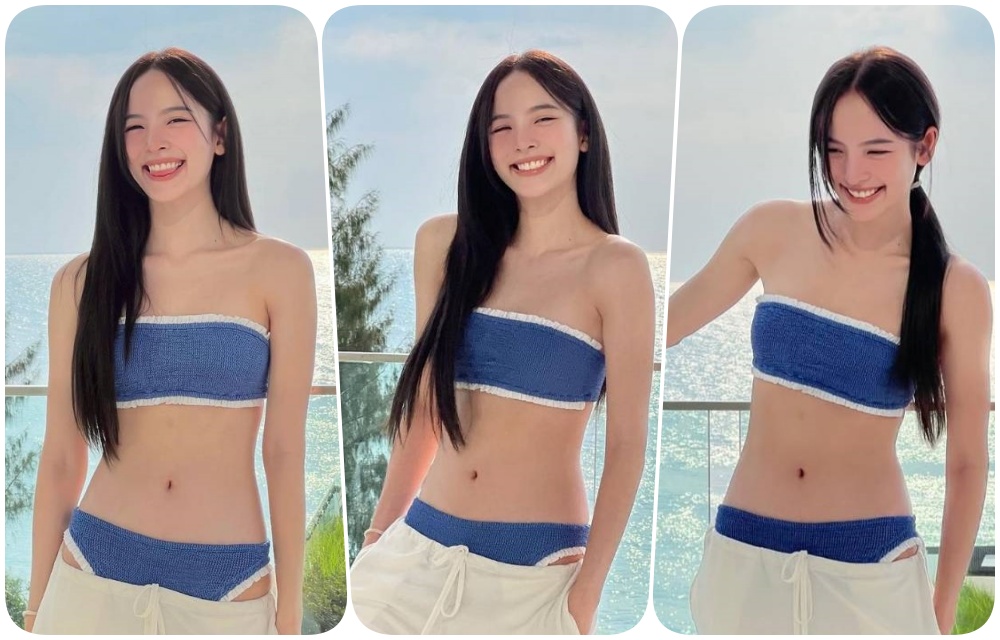ไอจีไฟลุก!! "ณิชา" แอบแซ่บโชว์บิกินีตัวจิ๋ว โพสท่าชิลๆรับลมทะเล