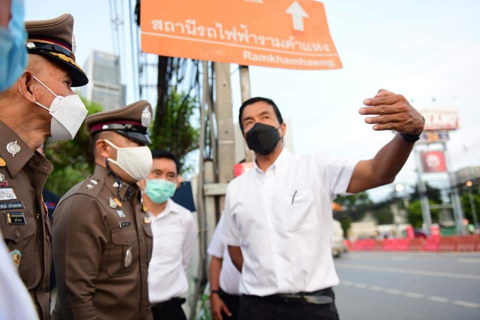 "ชัชชาติ"เปิดการจราจรทางยกระดับสะพานข้ามแยกรามคำแหง 