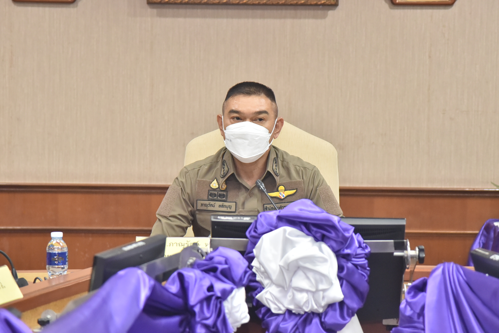บิ๊กหลวง สรุปผลการปฏิบัติงานฯ พร้อมปิดศูนย์ป้องกันและปราบปรามการลักลอบเล่นการพนันทายผลบอลโลก