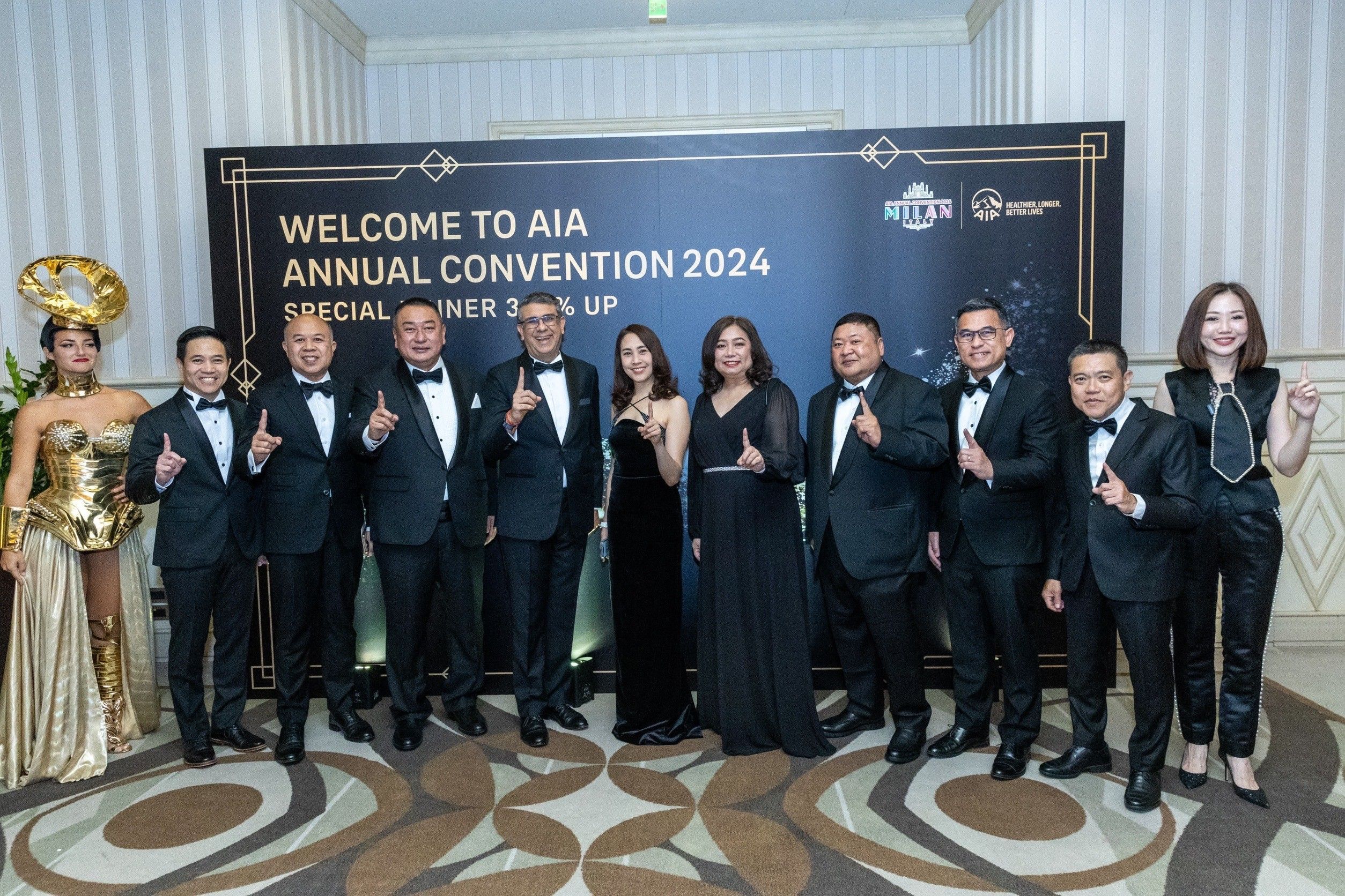 เอไอเอ ประเทศไทย นำทัพพลังตัวแทนผู้พิชิตคุณวุฒิ AIA Annual Convention 2024 ร่วมฉลองความสำเร็จ ณ เมืองมิลาน ประเทศอิตาลี 