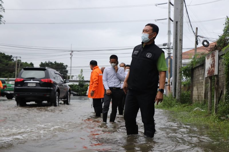 ดอนเมือง แจ้งเปิดใช้สะพานเทิดราชันตัดใหม่ชั่วคราว​ บรรเทาปัญหาน้ำท่วมขังถนนเลียบคูนายกิมสาย 1เริ่มบ่ายวันนี้