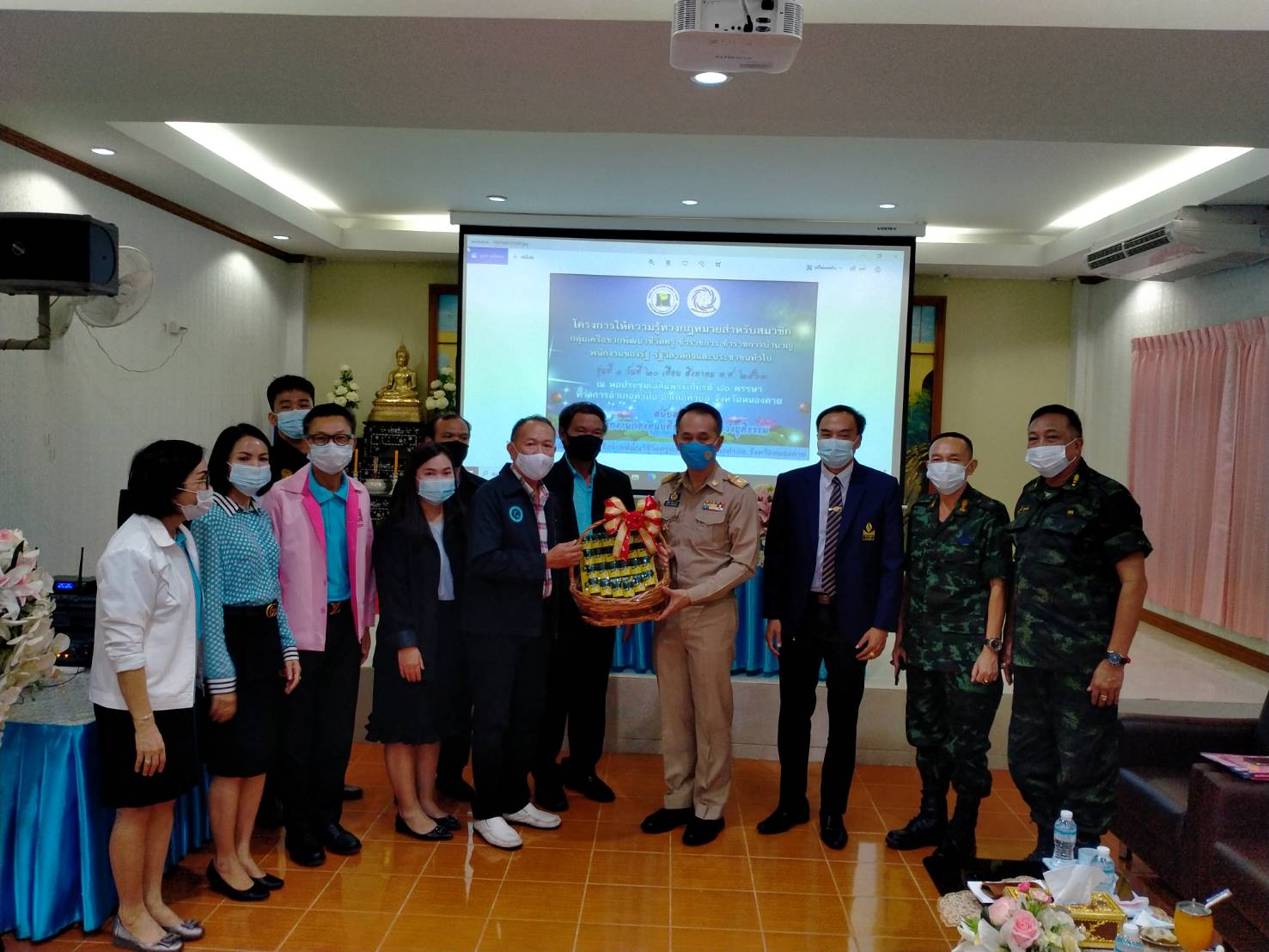 รองผู้ว่าฯหนองคาย  เปิดอบรมโครงการให้ความรู้ทางกฎหมาย เพื่อให้เท่าทันวิถีชีวิตแนวใหม่