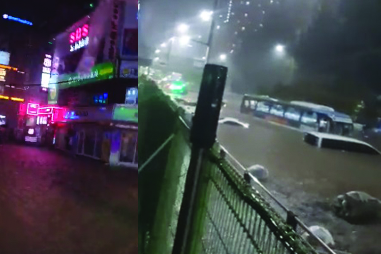 ฝนถล่มกรุงโซลจมบาดาล หนักสุดในรอบทศวรรษ เตือนดินถล่ม เร่งอพยพคน