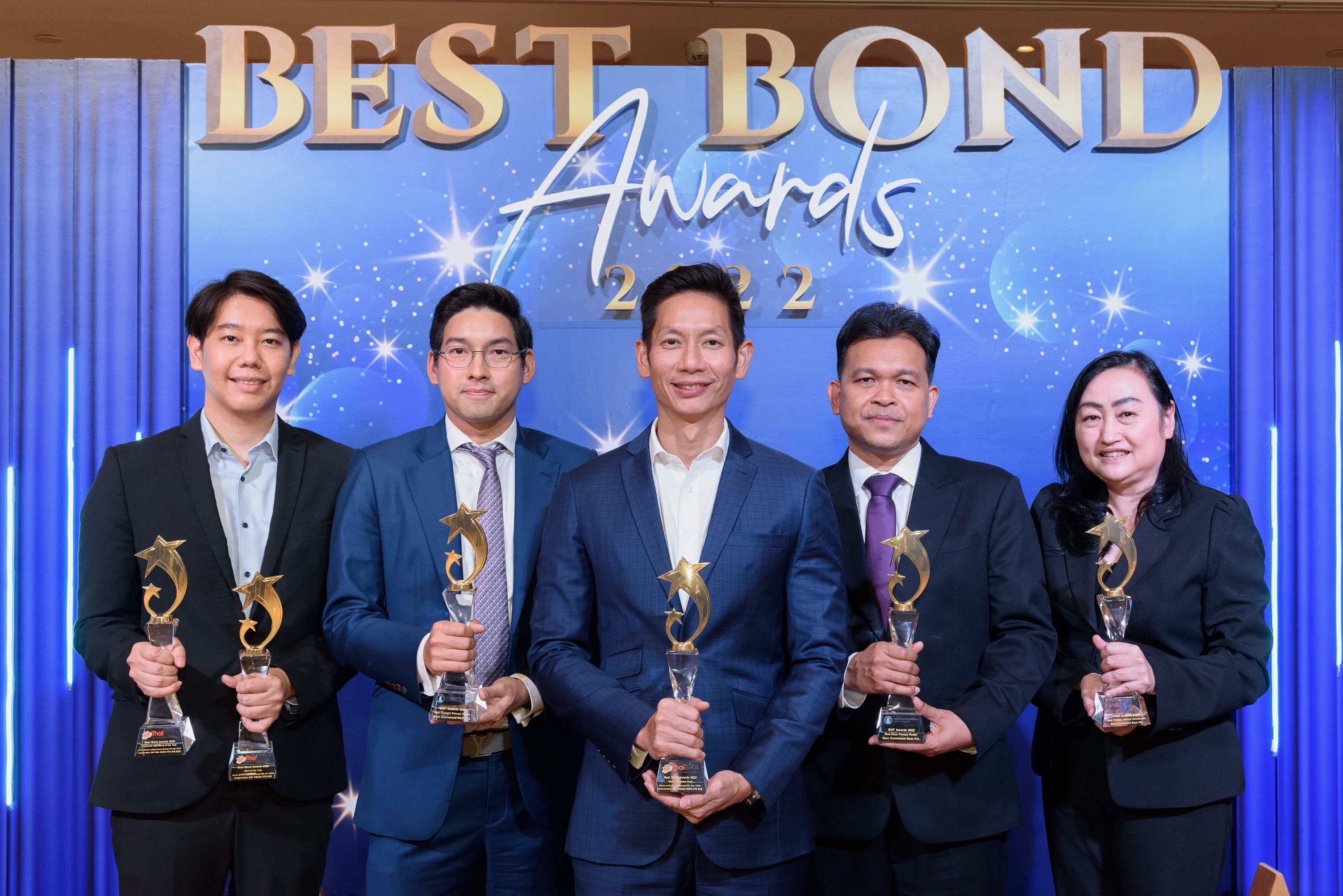 ไทยพาณิชย์โชว์ความแกร่งควบตลาดเงิน-ตลาดทุนคว้า 6 รางวัล ThaiBMA Best Bond Awards 2022