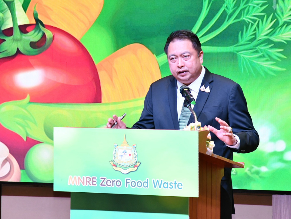 “รองนายกฯ สุชาติ” เร่งขับเคลื่อนนโยบาย MNRE Zero Food Waste หวัง ทส. เป็นต้นแบบเชิงรูปธรรมใน 4 เดือน