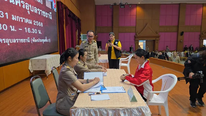 อุบลราชธานีสมัคร'นายกเทศบาลนคร'วันแรกเงียบเหงามาสมัครเพียงคนเดียว  