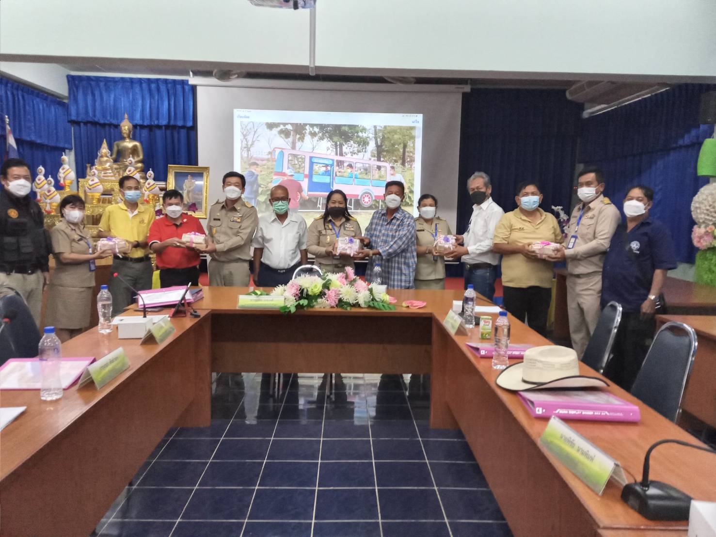 คณะกรรมการศึกษาขั้นพื้นฐาน  รร.วัดดอนแก้ว ประชุม ครั้งที่ 1/2565