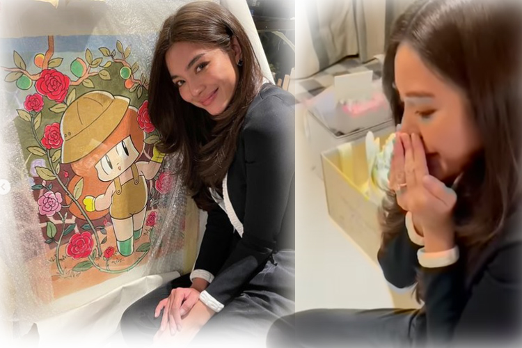 น่ารักไม่ไหว! 'ปราง กัญญ์ณรัณ'เปิดโมเมนต์'โต้ง ทูพี'เซอร์ไพรส์มอบของขวัญวันเกิด